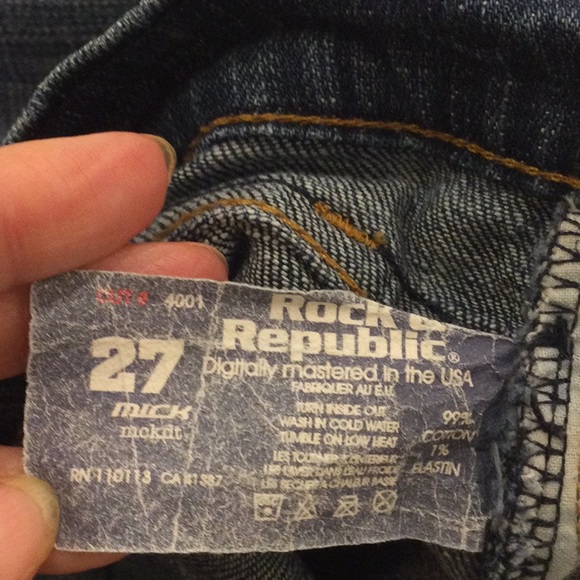 Rock & Republic Bootcut Jeans Size 27 - Picture 10 of 11